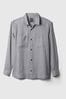 Gap Grey Linen Blend Long Sleeve Shirt