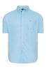 Blue BadRhino Big & Tall Short Sleeve Oxford Shirt