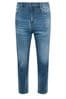 BadRhino Big & Tall Mid Blue Washed Denim Hadid Jeans