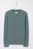 FatFace Green Washed Crew Jumper