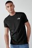 The North Face Dark Black Mens Simple Dome Short Sleeve T-Shirt