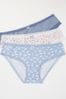 FatFace Natural Mini Floral Knickers 3 Pack