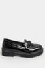 Yours Curve Black Extra-Wide Fit Chunky Diamante Loafer