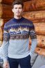 Threadbare Turtle Neck Christmas Jumper