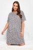 Yours Curve Grey Animal Sleeptee Nightie