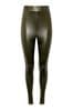 Long Tall Sally Green Stretch Leather Look Leggings