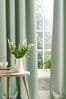 Laura Ashley Sage Stephanie Blackout Lined Blackout/Thermal Pencil Pleat Curtains