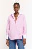River Island Pink Oversized Fit Stripe Shirt