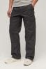 Superdry Grey Vintage Baggy Cargo Trousers