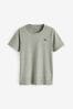Abercrombie & Fitch Green Plain Small Logo T-Shirt