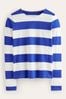 Boden Blue White Bea Long Sleeve Breton T-Shirt
