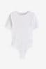 self. White Smoothing Comfort Short Sleeve Body