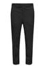 BadRhino Big & Tall Black Plain Suit Trousers