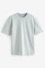 Ice Grey - Garment Dye Heavyweight 100% Cotton T-Shirt