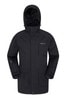 Mountain Warehouse Black Glacier Ii Extreme Mens Waterproof Long Jacket