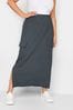 Yours Curve Grey Maxi Cargo Skirt