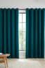 Grey Catherine Lansfield Wilson Thermal Blackout Lined Eyelet Curtains