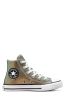 Converse Grey Glitter Hightop Youth Trainers