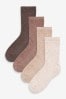 Pink Neppy Cushion Sole Socks 4 Pack