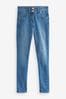 Inky Blue Denim Lift Slim And Shape Skinny Jeans, Petite