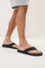 Black Motionflex Flip Flops