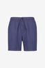 Superdry Blue Seersucker Drawstring Shorts