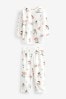 Ecru White/Pink Fairy Cosy Pyjamas 1 Pack (9mths-8yrs)