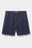 Aubin Navy Sadler Sweat Shorts