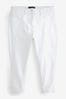 White Pedal Pusher Cropped Jeans, Regular