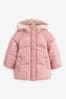 Pink Shower Resistant Padded Coat (3mths-7yrs)