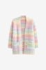 Rainbow Fluffy Long Cardigan (3-16yrs)