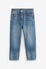 contrast-stitch high-rise jeans Mom Jeans (3-16yrs)