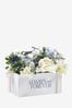 White Wedding Decor Artificial Flowers Always & Forever Window Box