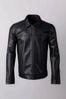 Lakeland Leather Black Renwick Collared Leather Jacket