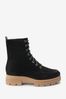 Forever Comfort Wedge Lace Up Boots