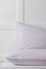 Set of 2 Puple Lilac Cotton Rich Pillowcases