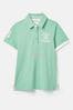 Joules Beaufort Green Short Sleeve Cotton Polo Shirt