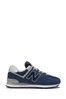 New Balance Navy Blue Mens 574 Trainers