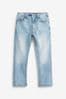 Blue Bleach Regular Fit Cotton Rich Stretch Jeans (3-17yrs), Regular Fit