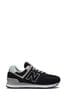 New Balance Sneakers Black Womens 574 Trainers