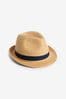 Neutral Cream Trilby Hat (1-16yrs)