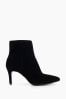 Dune London Black Obsessive 2 Mid Heel Ankle Boots