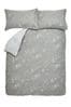 Laura Ashley Steel Grey Pussy Willow Duvet Cover and Pillowcase Set