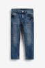 Lipsy Lightweight Denim Wrap Shirt Dress Skinny Fit Cotton Rich Stretch Jeans (3-17yrs), Skinny Fit
