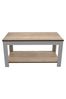 Grey AVF Whitesands Rustic Wood Effect Coffee Table