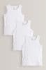 White 3 Pack Kind To Skin Vests (1.5-12yrs)