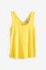 Yellow Modal Rich Premium Scoop Neck Vest Top