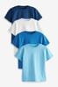 Blautöne - Kurzärmelige T-Shirts im 4er-Pack (3-16yrs)