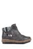 Pavers Grey Ladies Wide Fit Ankle Boots