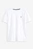 Weiß - Schmale Passform - T-Shirt in Slim Fit mit Hirschmotiv